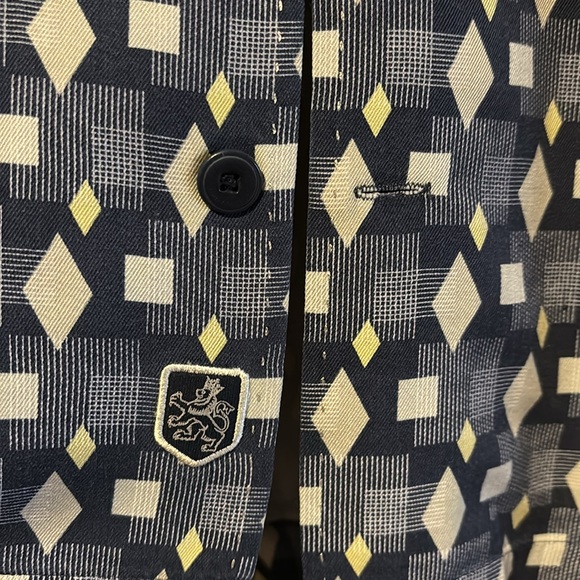 Nat Nast men’s 100% silk button down shirt w/pocket. Size 5X. Beautiful. - Picture 3 of 4